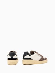 AllSaints White Black Regan Low Shoes - Image 4 of 6