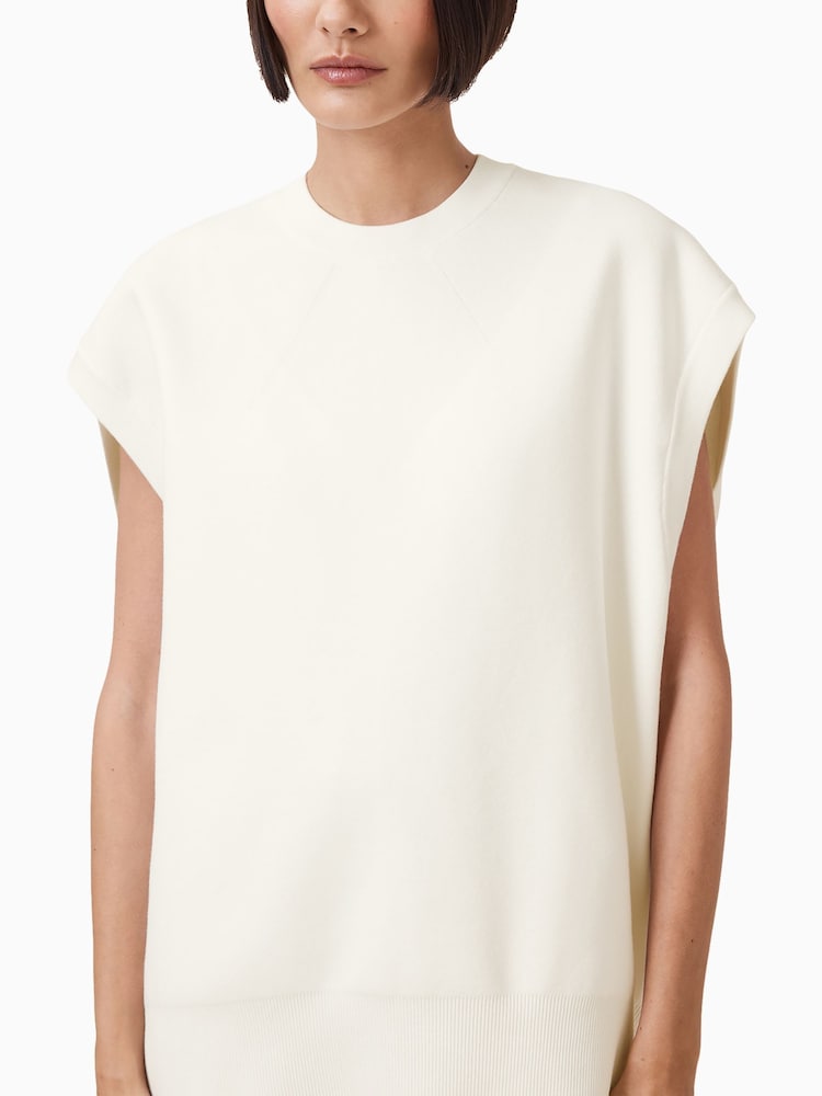 AllSaints Cream Leia Harley Dress - Image 3 of 9