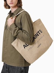 AllSaints Brown Undrground Acid Tote Bag - Image 2 of 7