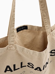 AllSaints Brown Undrground Acid Tote Bag - Image 3 of 7