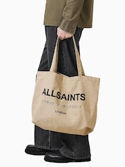 AllSaints Brown Undrground Acid Tote Bag - Image 4 of 7