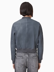 Серый с принтом Turbulence - Куртка-бомбер Allsaints Orten - Изображение 2 из 8