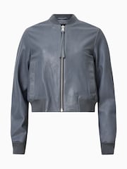 Серый с принтом Turbulence - Куртка-бомбер Allsaints Orten - Изображение 8 из 8