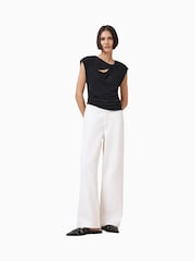 AllSaints Black Robin Top - Image 4 of 7