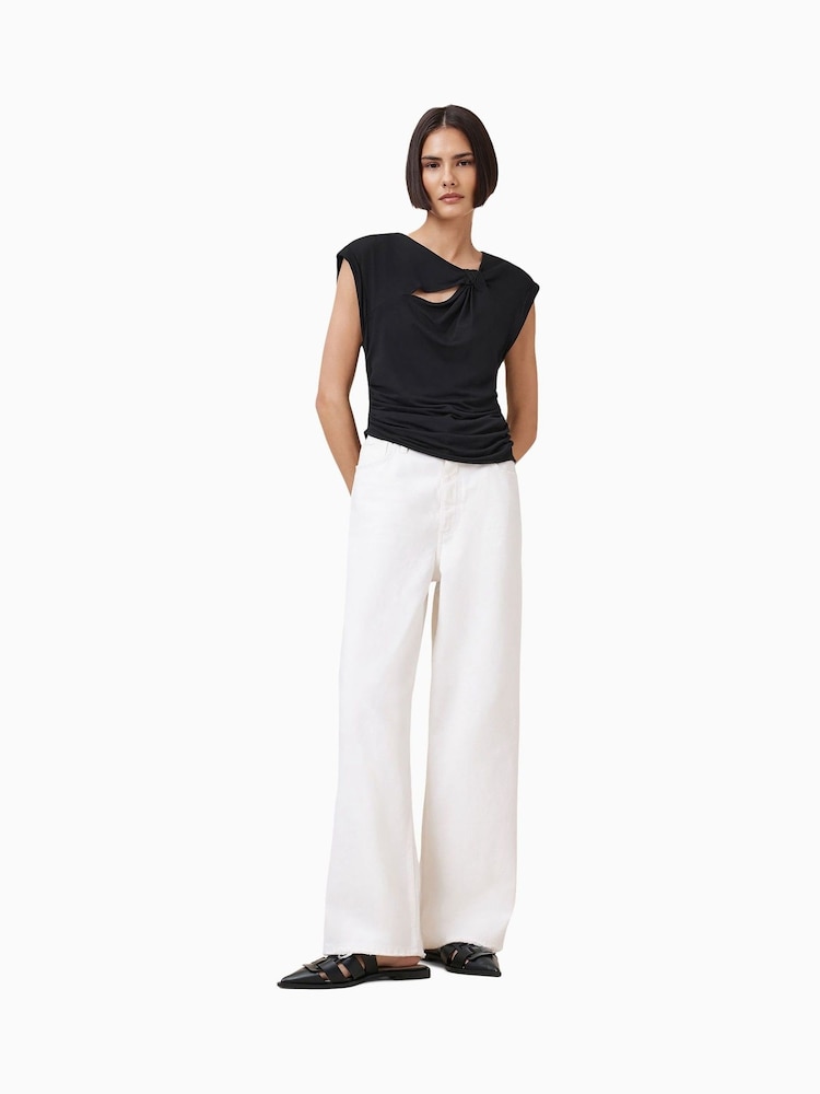 AllSaints Black Robin Top - Image 4 of 7