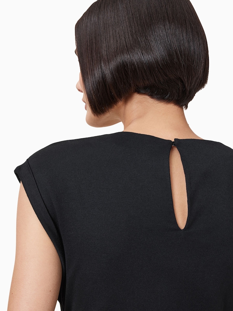 AllSaints Black Robin Top - Image 5 of 7