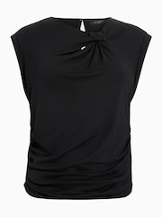 AllSaints Black Robin Top - Image 7 of 7