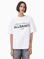 Белый - AllSaints Avri 100% Cotton T-Shirt - Image 1 of 8