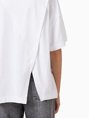 Белый - AllSaints Avri 100% Cotton T-Shirt - Image 4 of 8