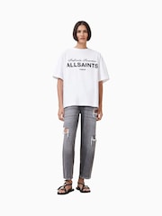 Белый - AllSaints Avri 100% Cotton T-Shirt - Image 5 of 8