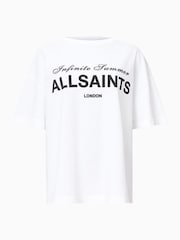 Белый - AllSaints Avri 100% Cotton T-Shirt - Image 8 of 8