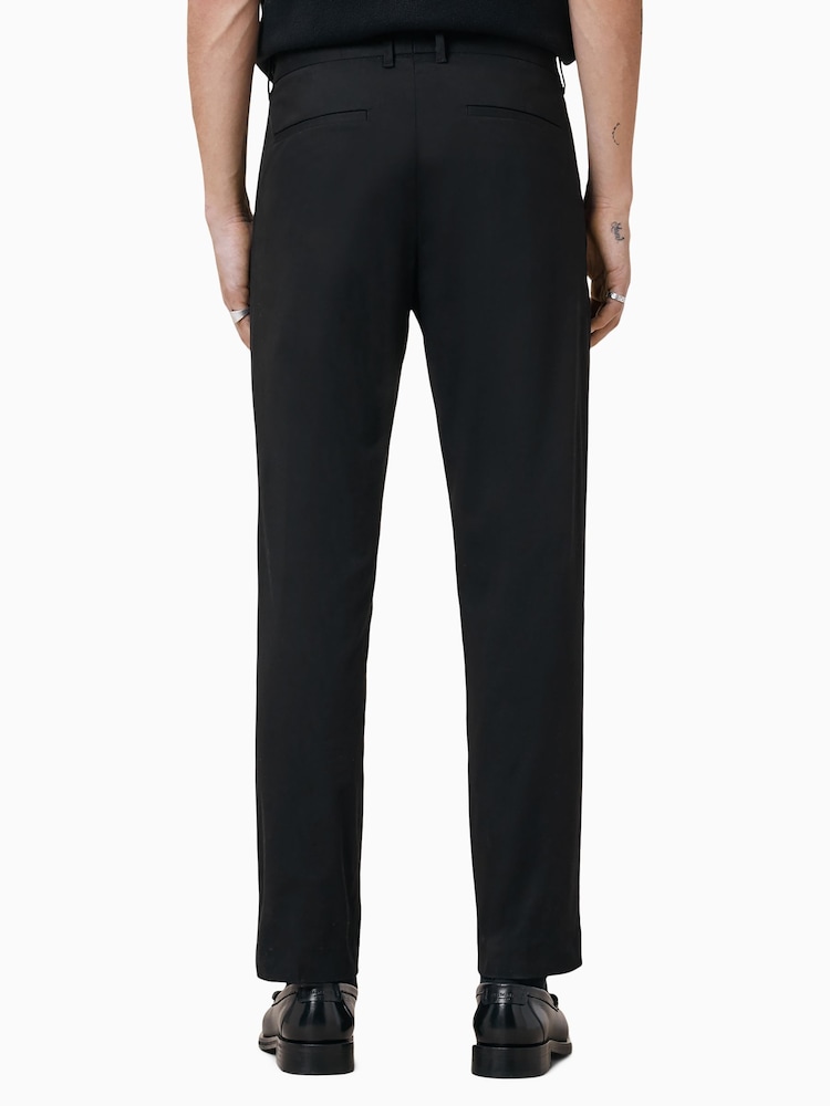 AllSaints Black Odin Trousers - Image 4 of 7