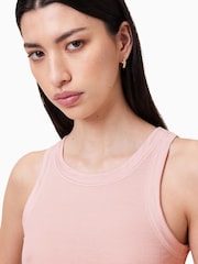 AllSaints Pink Rina Tank - Image 4 of 6