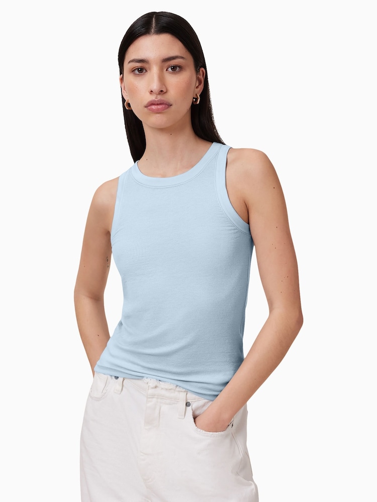 AllSaints Blue Rina Tank - Image 3 of 7