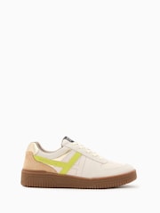 AllSaints Green Vix Multi Sneakers - Image 1 of 5