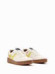 AllSaints Green Vix Multi Sneakers - Image 3 of 5