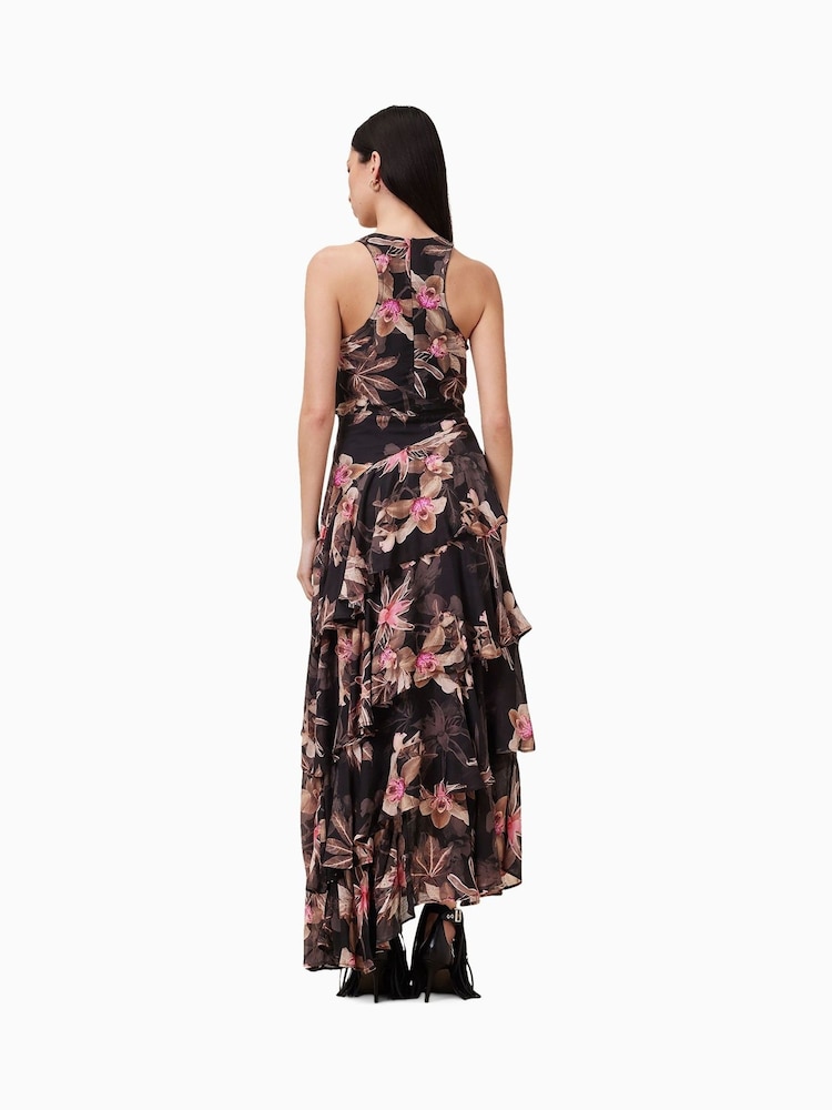 AllSaints Black Cali Dress - Image 2 of 8