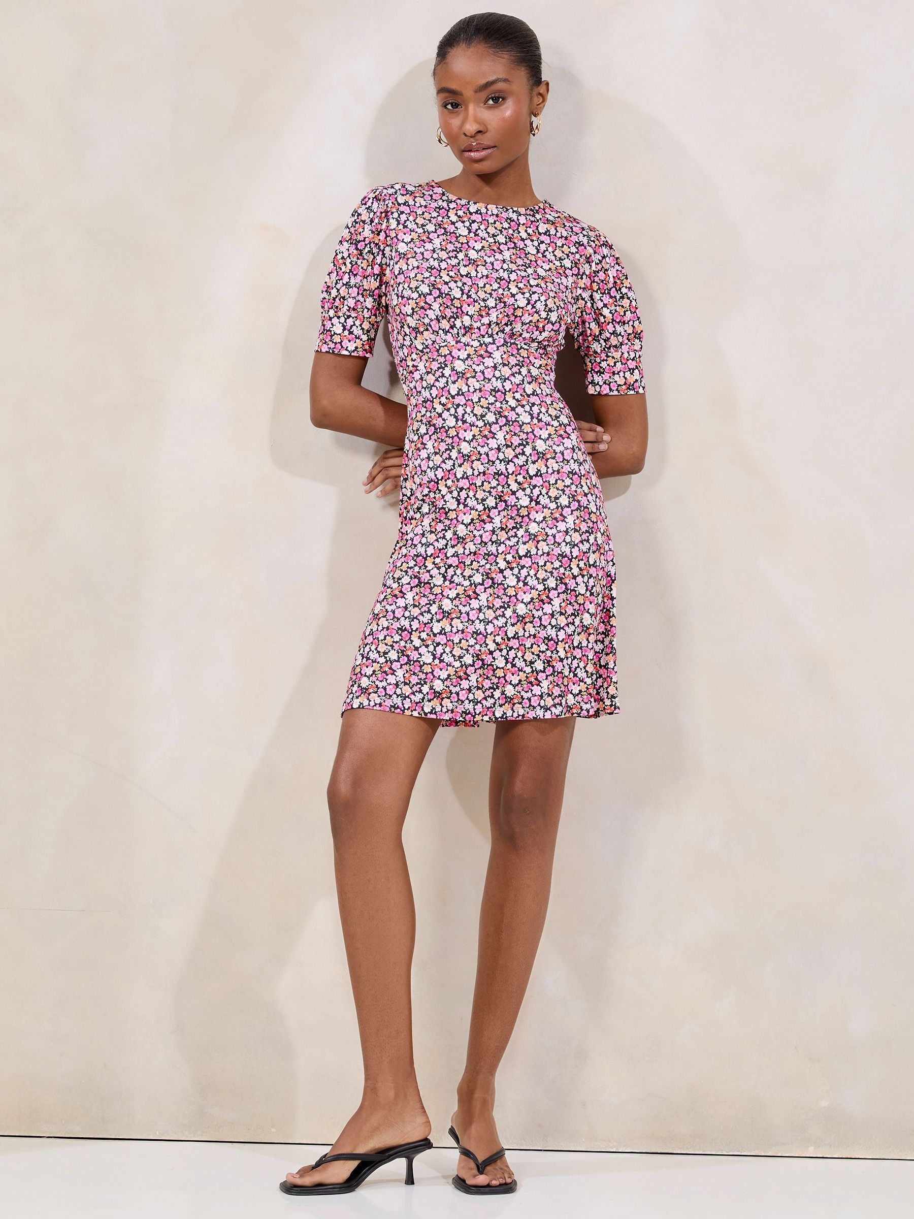 Buy Lipsy Pink Short Sleeve Underbust Mini Jersey Dress from Next USA