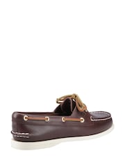 Sperry Authentic 2 Eye Boat Brown Shoes - Image 3 of 4