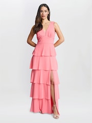 Gina Bacconi розовый Lucielle Sleevless - Image 1 of 5