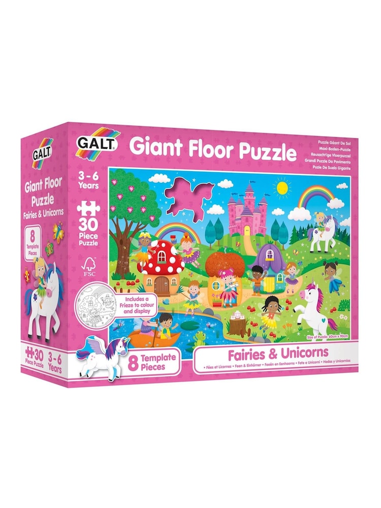 Galt Toys Giant Floor Puzzle Fairies And Unicorns - Image 1 of 4