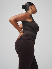 Chocolate Brown Cord Skinny Hourglass Trousers - Image 4 of 7