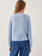 Monsoon Blue Tula Tie Cardigan - Image 4 of 4