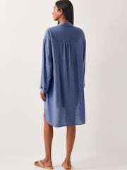 Monsoon Blue Esme Beach Shirt Dress - Image 4 of 6
