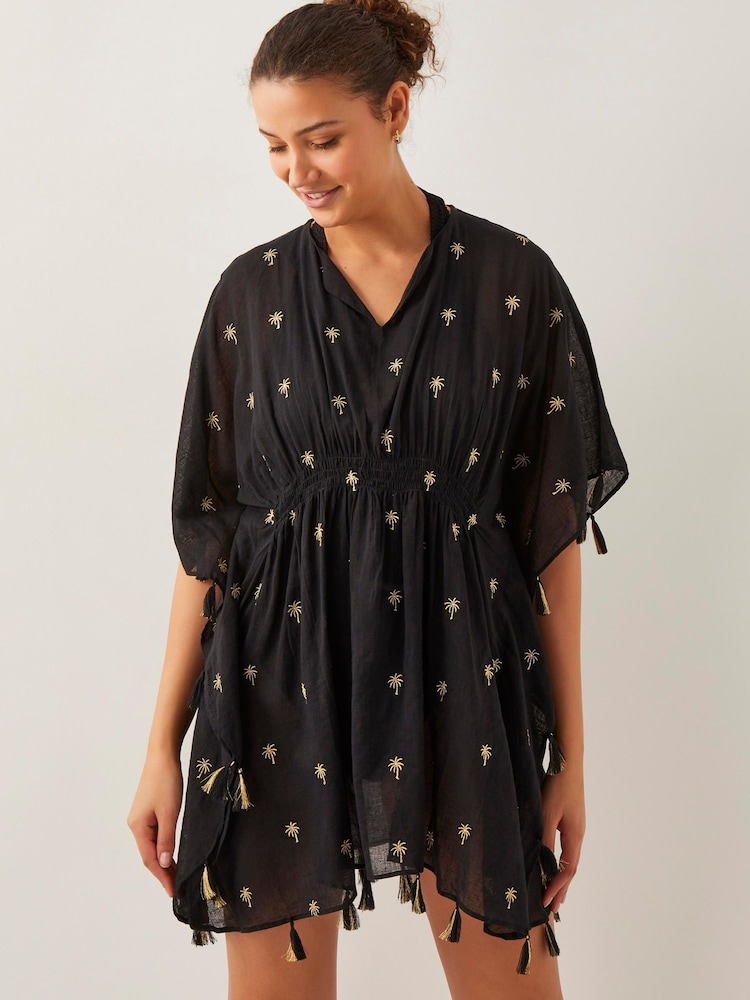 Monsoon Ivy Palm Embroidered Kaftan - Imagen 1 de 5 Monsoon Ivy Palm Embroidered Kaftan - Imagen 1 de 5