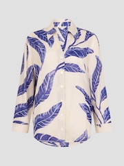 Camisa de algodón 100 % con estampado de palmeras Dinah de Monsoon - Imagen 5 de 5