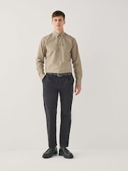 Black Regular Fit Stretch Chinos Trousers - Image 3 of 12