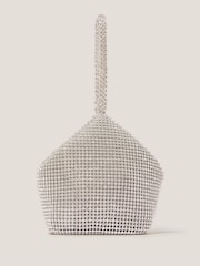 Monsoon Silver Zola Mini Rhinestone Bag - Image 1 of 4