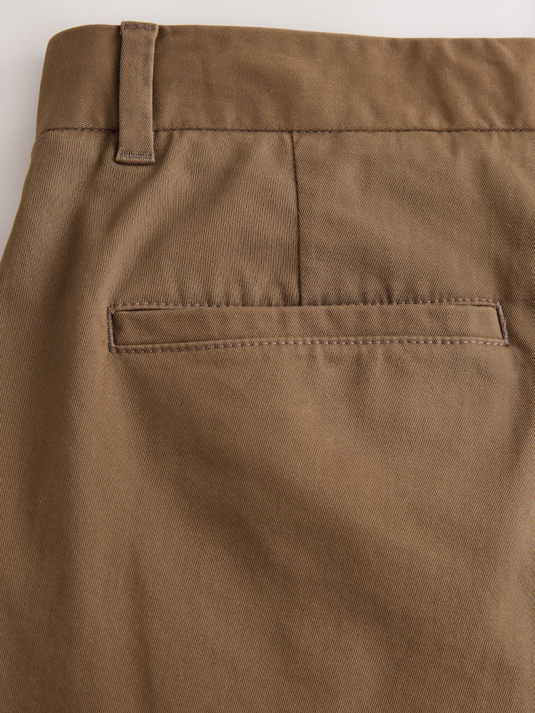 Tan Brown Slim Fit Stretch Chinos Trousers - Image 10 of 10 Tan Brown Slim Fit Stretch Chinos Trousers - Image 10 of 10