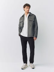 Negro - Corte slim - Chinos elásticos - Imagen 2 de 10