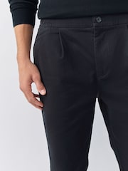 Negro - Corte recto - Chinos elásticos - Imagen 5 de 9