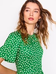 Boden Green Louisa Short Jersey Dress - Image 2 of 5