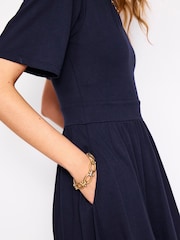 Boden Blue Louisa Short Jersey Dress - Image 4 of 5