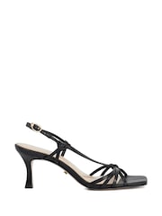Dune London Black Mischevious Knot Detail Heeled Sandals - Image 2 of 6