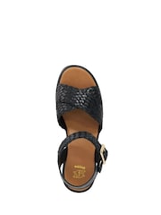 Dune London Black Kinleys Woven Sandals - Image 5 of 5