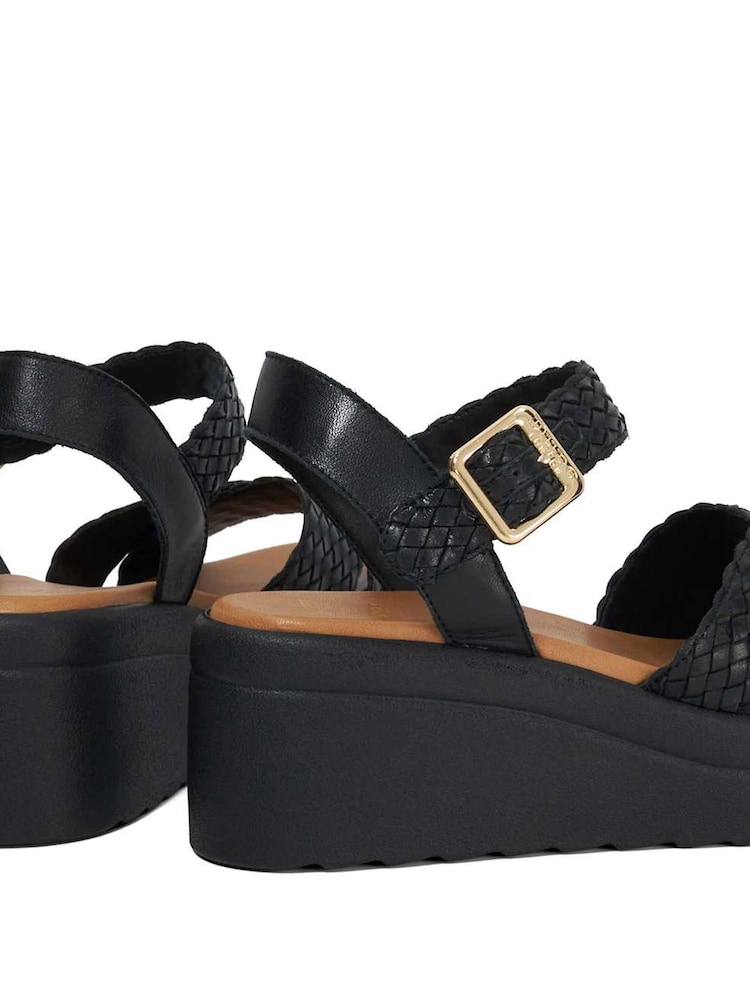 Schwarz - Dune London Kinleys Woven Sandals - Bild 6 von 6 Schwarz - Dune London Kinleys Woven Sandals - Bild 6 von 6
