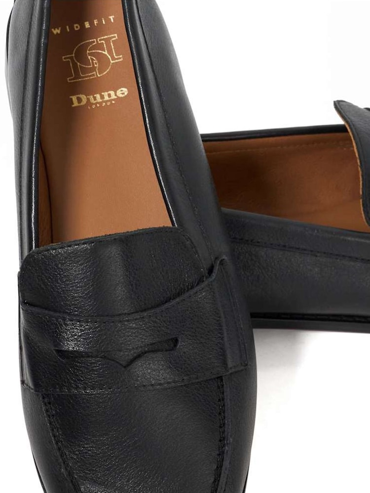 Negro - Mocasines Penny de cuero con suela flexible Ginelli de Dune London - Imagen 5 de 5 Negro - Mocasines Penny de cuero con suela flexible Ginelli de Dune London - Imagen 5 de 5