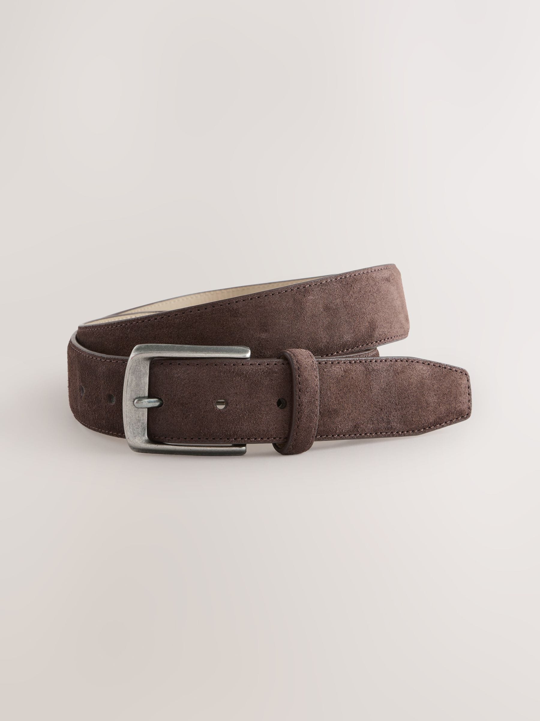 Buy Stone Straight Fit Belted Trousers from Next Romania