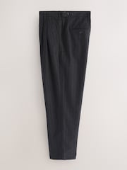Schwarz - Relax Tapered Fit Heritage Cotton Rich Trousers - Bild 2 von 4