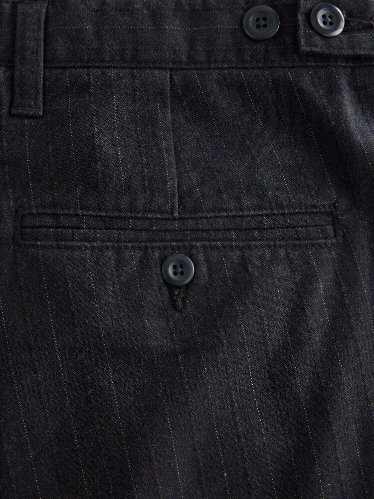 Black Relax Tapered Fit Heritage Cotton Rich Trousers - Image 9 of 9 Black Relax Tapered Fit Heritage Cotton Rich Trousers - Image 9 of 9