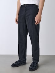 Charcoal Grey Cotton Rich Trousers - Image 1 of 9
