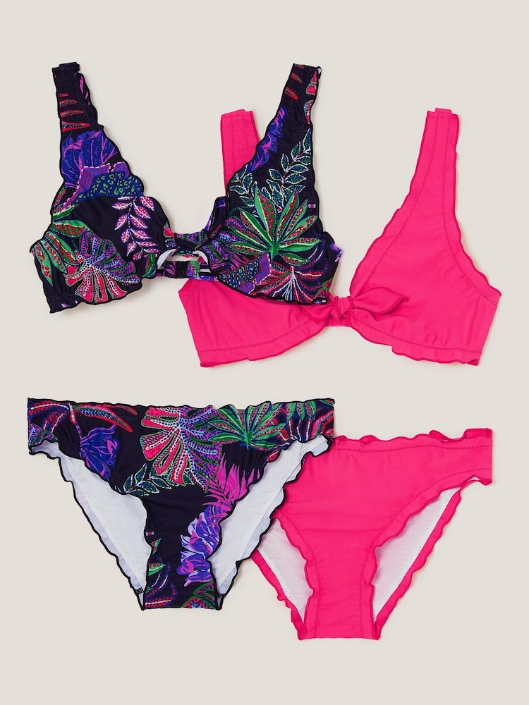 Monsoon Pink Frill Bikinis Sets 2 Pack - Image 1 of 3 Monsoon Pink Frill Bikinis Sets 2 Pack - Image 1 of 3