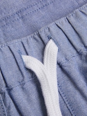 Monsoon Blue Chambray Drawstring 100% Cotton Shorts - Image 3 of 3
