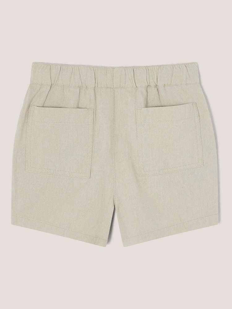 Monsoon Grey Plain Drawstring Shorts - Image 2 of 3