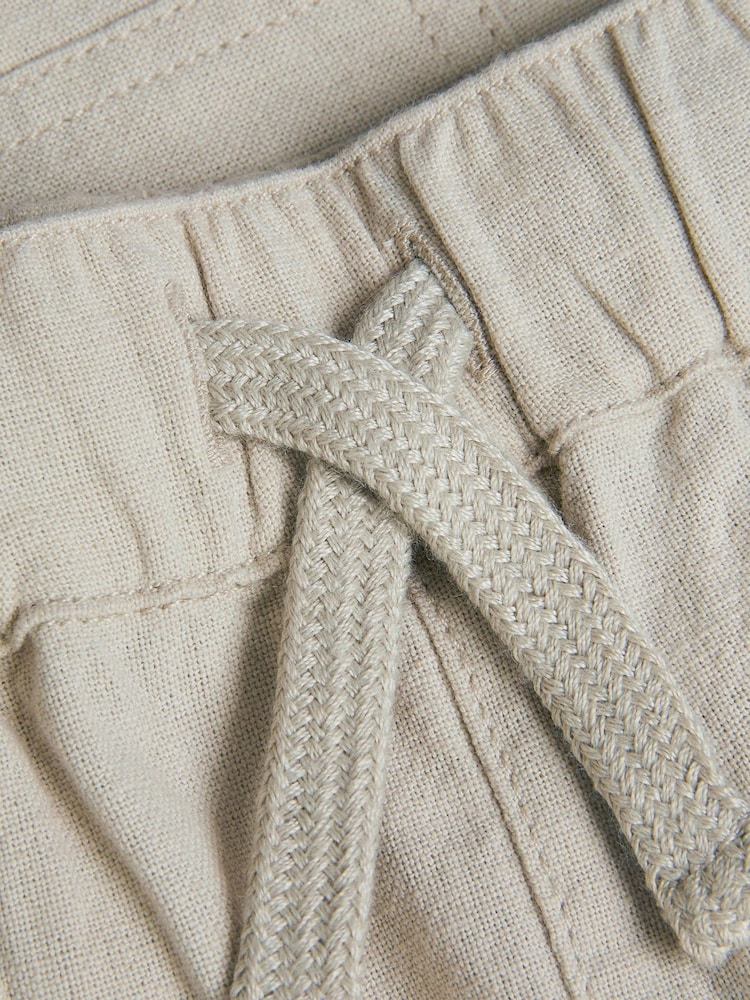 Monsoon Grey Plain Drawstring Shorts - Image 3 of 3 Monsoon Grey Plain Drawstring Shorts - Image 3 of 3