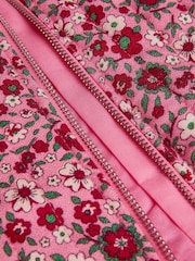Monsoon Pink Floral Print Bomber Jacket - Image 3 of 3